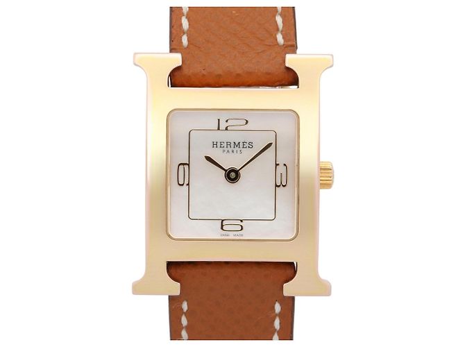 Hermès Reloj de pulsera Hermes H-Watch White Shell
