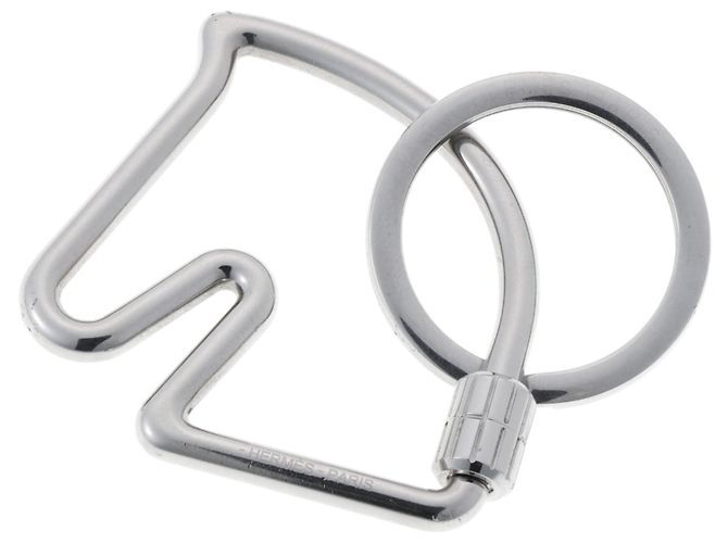 Hermès Porte-clés Hermes Cheval Argenté