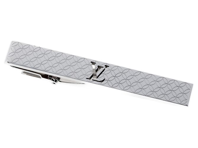 Prendedor de Gravata Louis Vuitton Champs-Élysées Prata