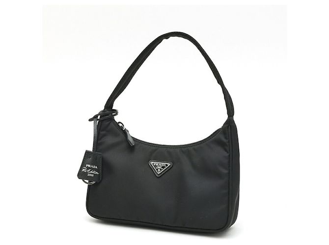 Borsa Mini Prada Re-Edition 2000 in Re-Nylon Nero