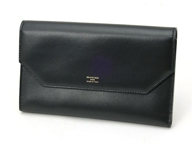 Cartera larga Balenciaga Envelope Castaño Negro