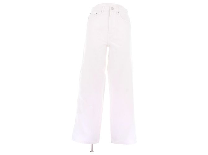Vaqueros Totême blancos de algodón Talla 26