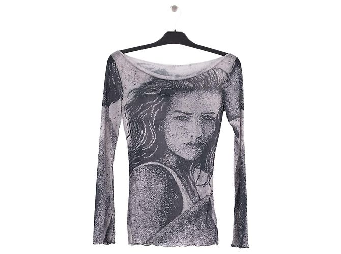 Top ajustado gris Abraham Will ABRA