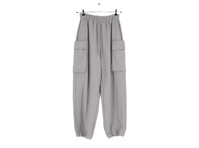 Autre Marque Pantalones de jogging de algodón gris