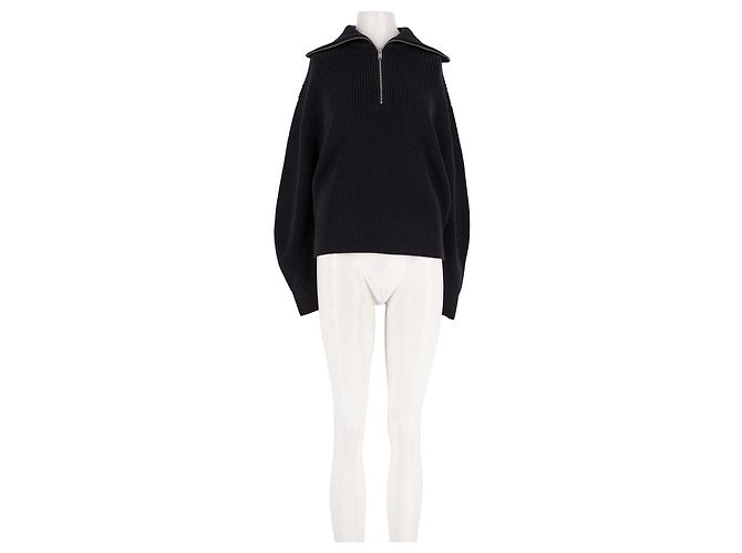 Cos Wollpullover schwarz