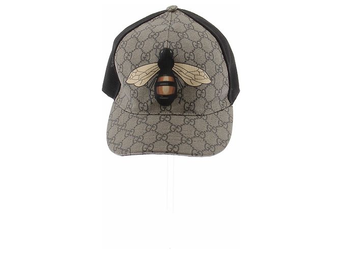 Gucci Boné com padrão de abelha Marrom