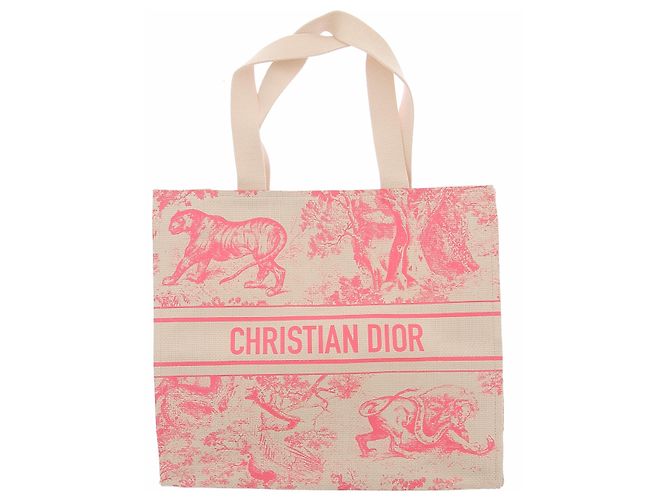 Christian Dior Borsa tote rosa Dioriveira