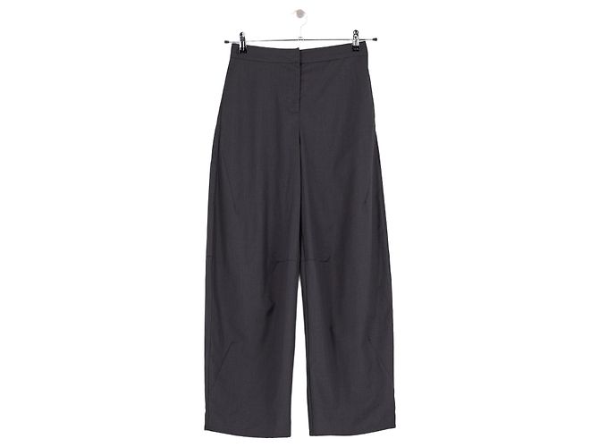 Samsoe & Samsoe Wide Leg Wool Pants Grey