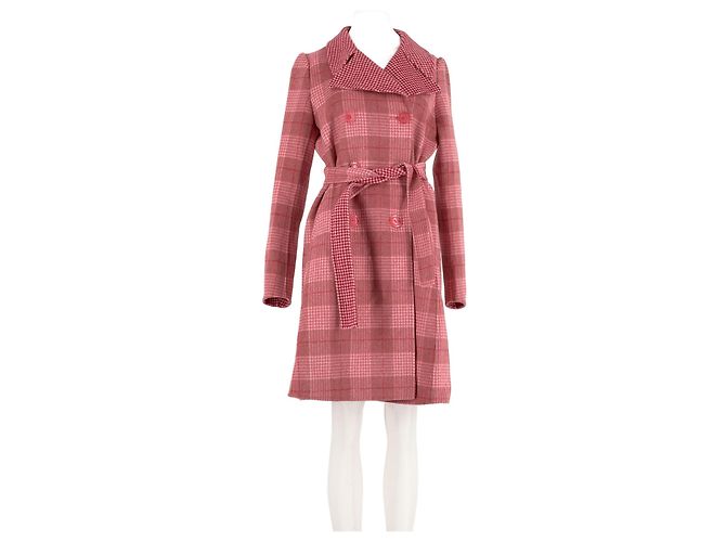 Manoush Pink Wool Coat
