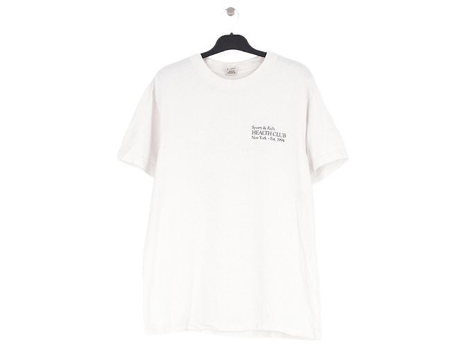 Autre Marque SPORTY & RICH White Cotton Tee M