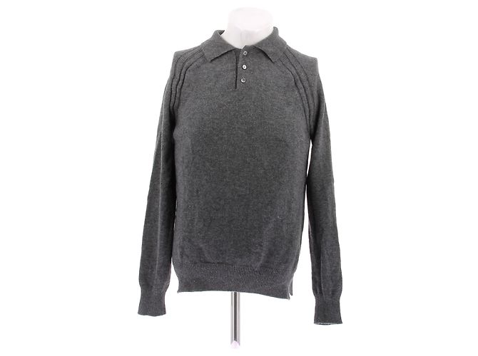 Dior Grauer Kaschmirpullover