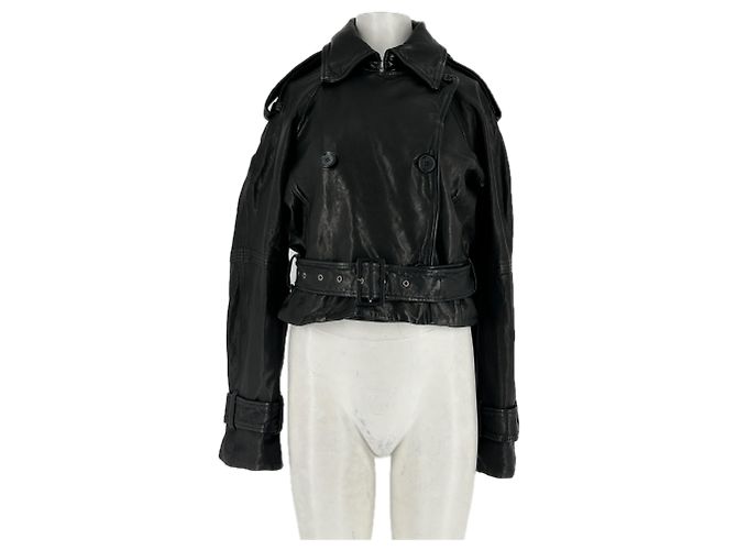 Autre Marque H&M STUDIO Black Leather Jacket