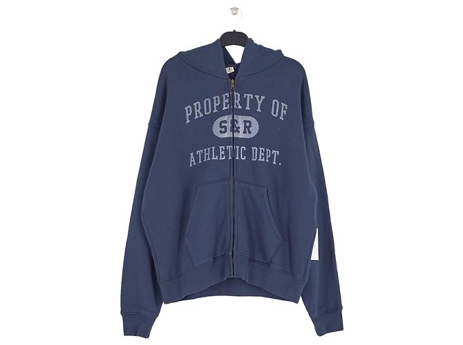 Autre Marque SPORTY & RICH Strickjacke aus Baumwolle Marineblau