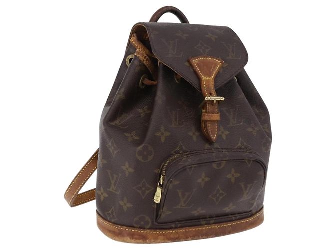 LOUIS VUITTON Monogram Montsouris PM Backpack M51137 LV