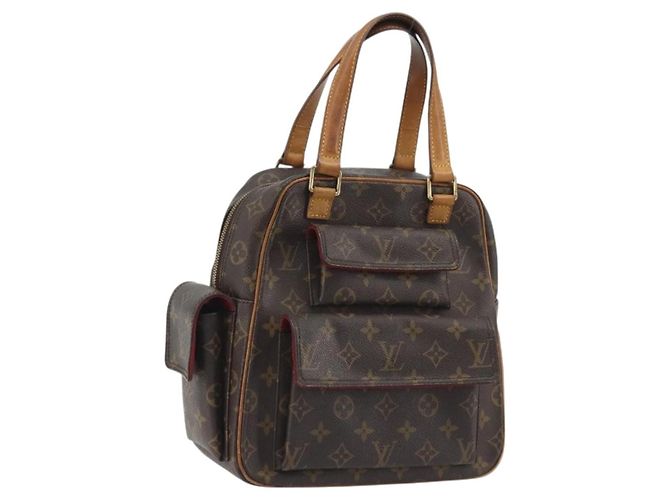 LOUIS VUITTON Monogram Exsantricite Hand Bag M51161 LV