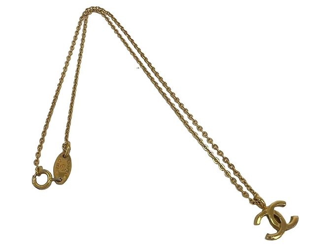 Collana a catena Chanel Vintage Coco Mark D'oro