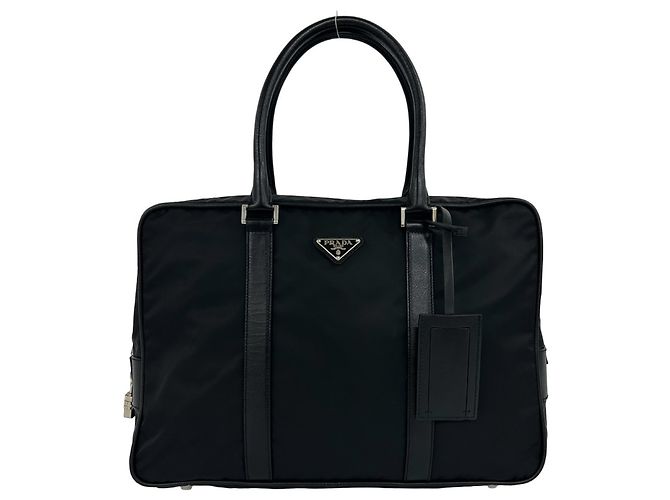 Saffiano Borsetta da lavoro Prada Nera Nero