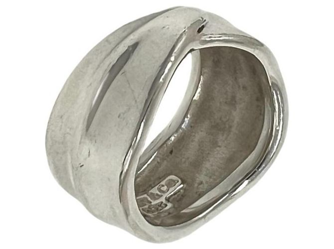 Tiffany & Co Tiffany Vintage Wide Leaf Ring Silber