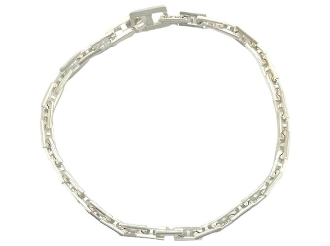 Hermès Bracciale HERMES Vintage Hercules MM con charm Argento