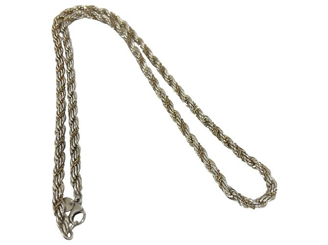 Tiffany & Co Tiffany Twist Rope Halskette Silber Golden