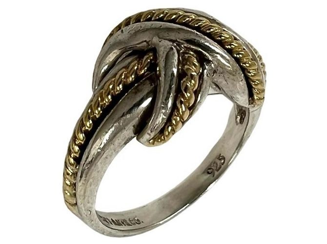 Tiffany & Co Tiffany Vintage Signature Ring Silber Golden