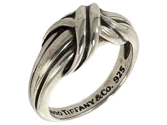 Tiffany & Co Tiffany Vintage Signature Band Ring Silber