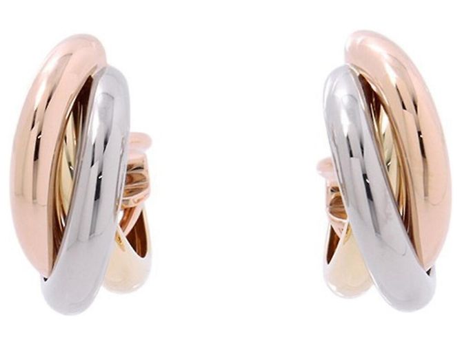 Orecchini Cartier Trinity in oro 18K Argento D'oro