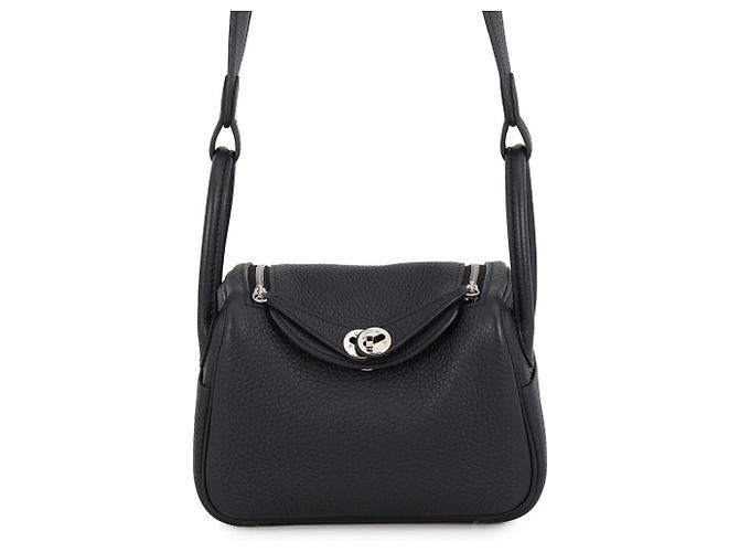 Hermès Borsa a mano Hermes Lindy Mini Nero