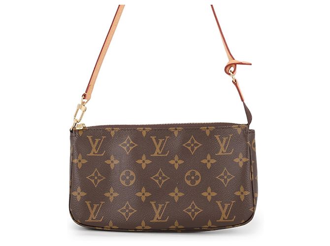 Sac à main Louis Vuitton Monogram Pochette Accessoires Marron Monogramme