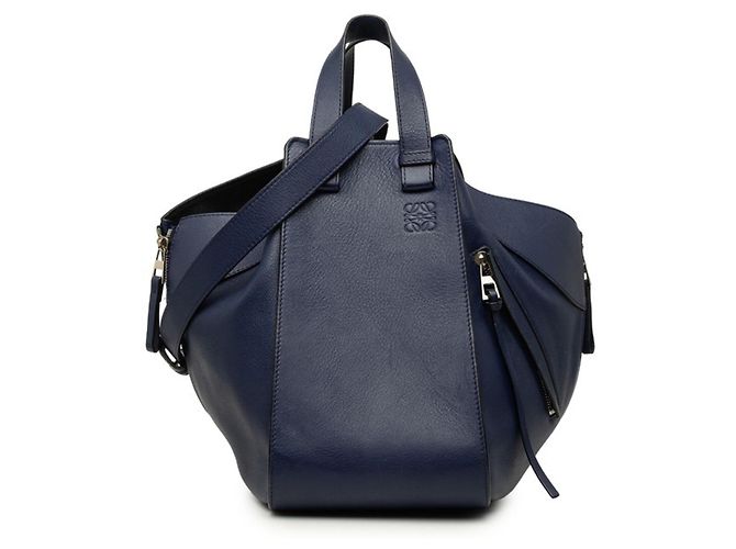 Loewe Anagram Hammock Medium Handtasche/Schultertasche Blau