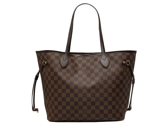 Borsa Tote Louis Vuitton Monogram Neverfull MM Marrone Rosa Monogramma