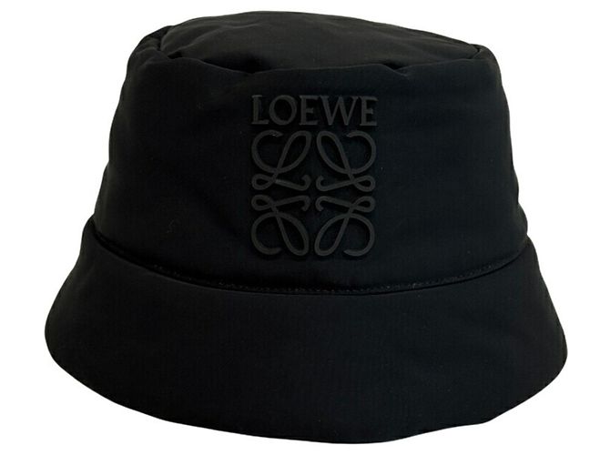 Loewe Bucket Cap Anagram Hat Black