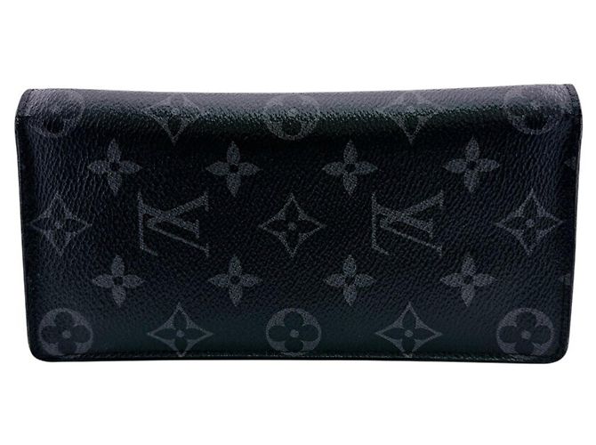 Louis Vuitton Monogram Eclipse Long Wallet Black
