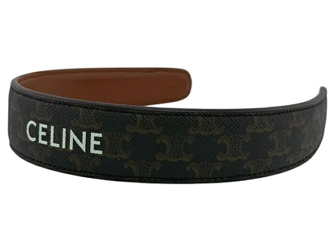 Céline Fascia per capelli CELINE Triomphe Marrone Nero Bianco
