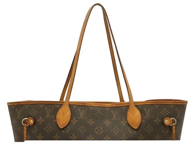 Louis Vuitton Monogram Neverfull MM Tote Bag Brown