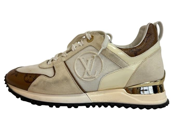 Louis Vuitton Run Away Line Canvas Sneaker Weiß