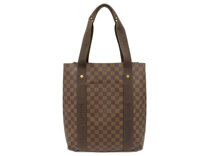 Louis Vuitton Brown Damier Ebene Cabas Beaubourg Marrom