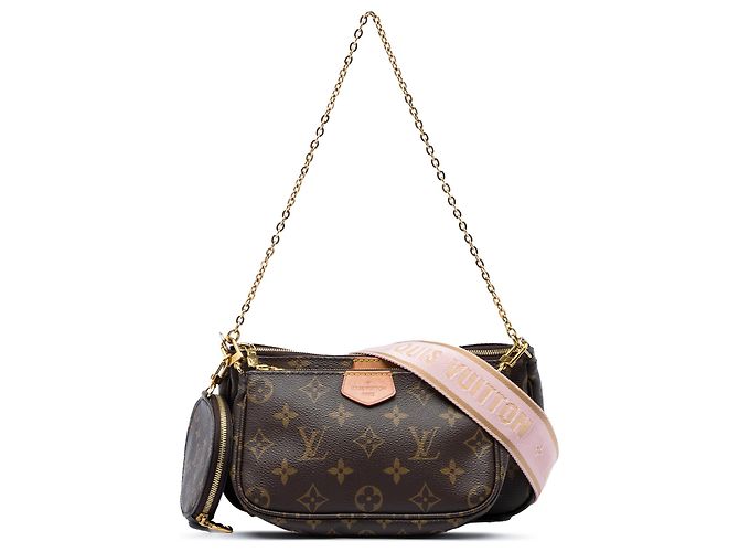 Louis Vuitton Brown Monogram Multi Pochette Accessoires Marron