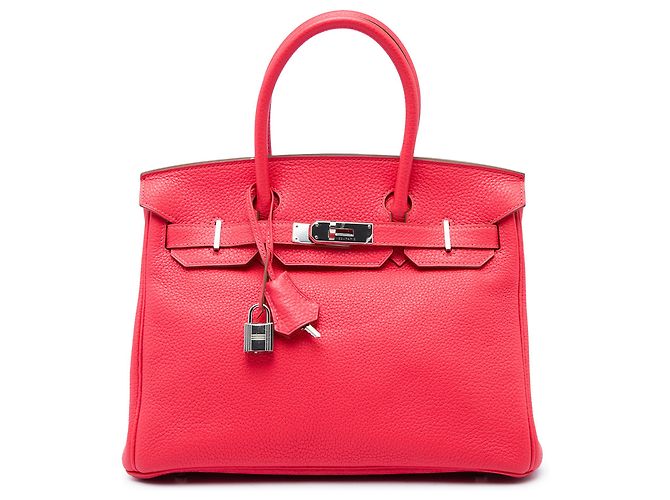 Hermès Red Clemence Birkin Retourne 30 Rouge