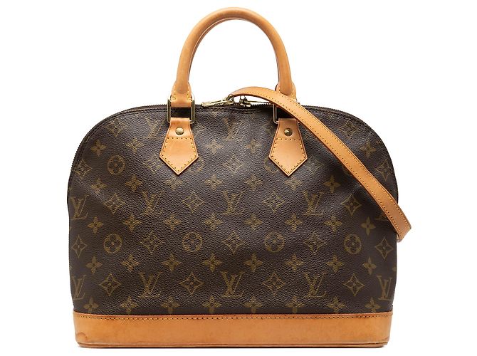 Louis Vuitton Brown Monogram Alma PM Marron