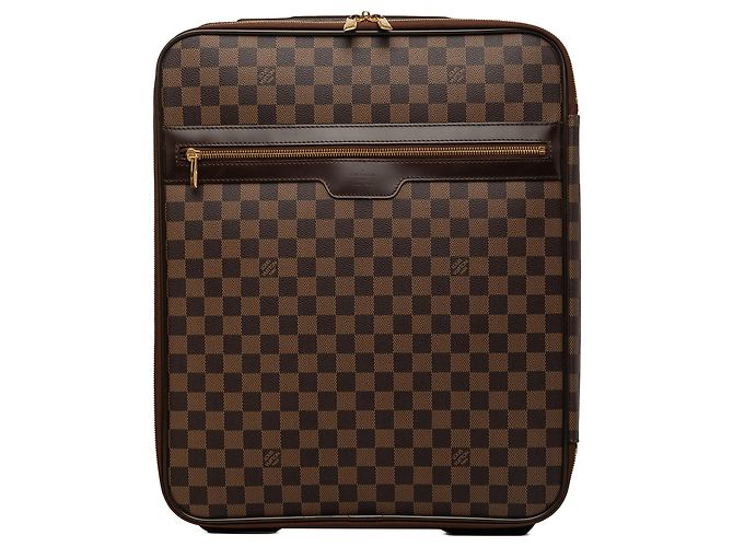 Louis Vuitton Brown Damier Ebene Pegase 45 Marrom
