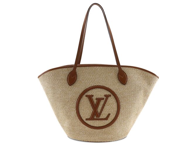 Louis Vuitton Beige Raffia Saint Jacques