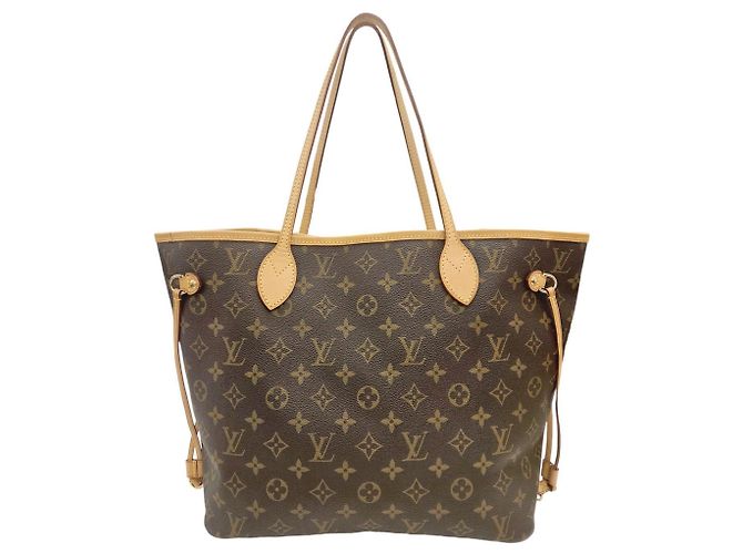 Bolso Tote Louis Vuitton Monogram Neverfull MM Castaño