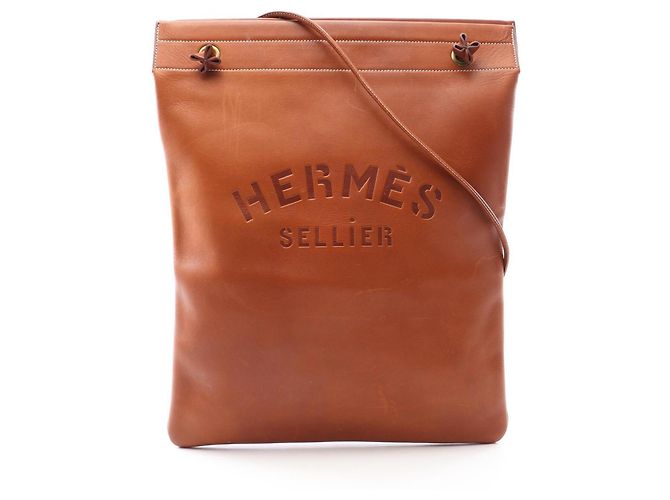 Hermès Borsa a tracolla Hermes Aline GM Marrone Rosso