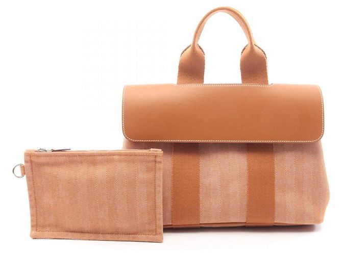 Hermès Bolsa Hermes Valparaiso PM Gold Marrom