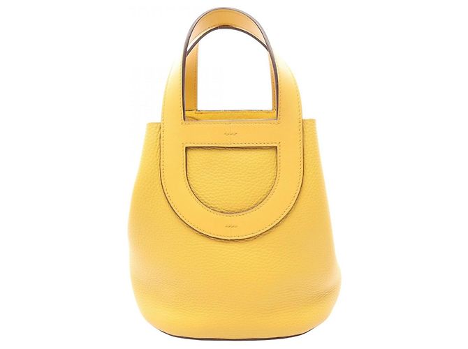 Hermès Hermes In the Loop 18 Sun Handbag Yellow