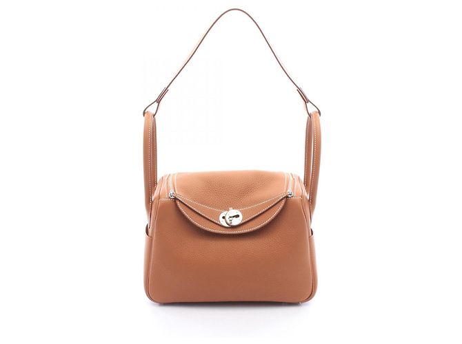 Hermès Bolsa de Ombro Hermes Lindy 26 Marrom