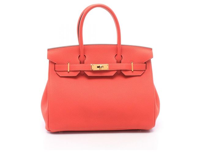 Hermès Sac à main Hermes Birkin 30 Rouge