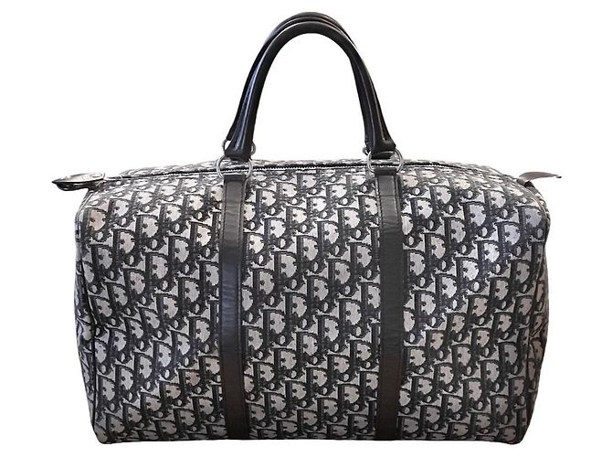 Oblique Borsa da viaggio Dior Monogramme Blu navy Blu scuro Monogramma