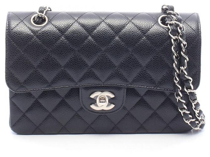 Borsa Chanel Matelassé Double Flap Nera Nero